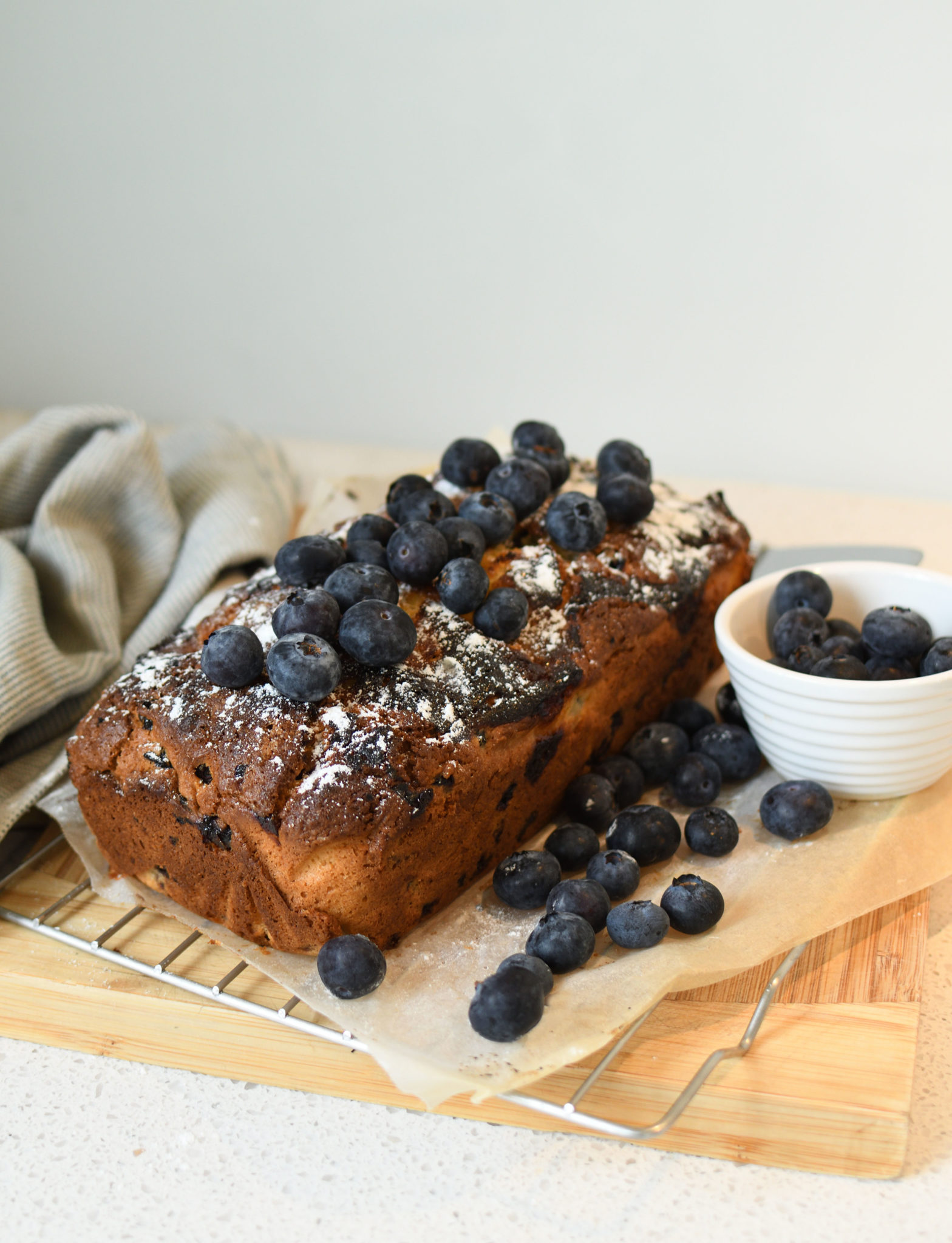 Blueberry & Lemon Loaf - Maungatapere Berries.